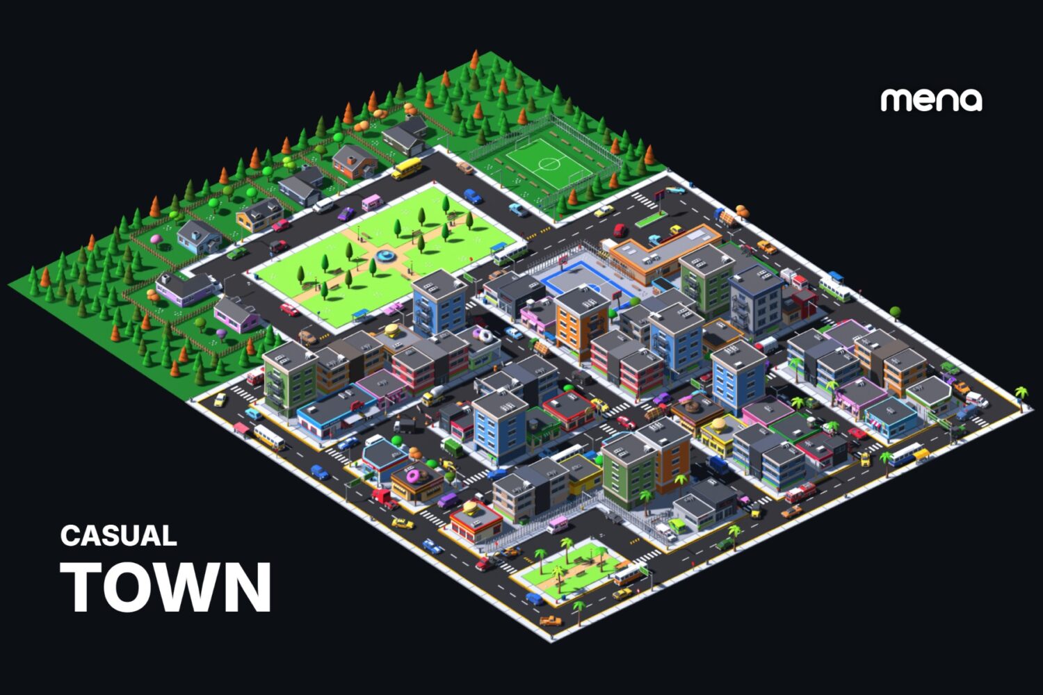 Casual Town Pack - 3D Modular Assets - Image 5