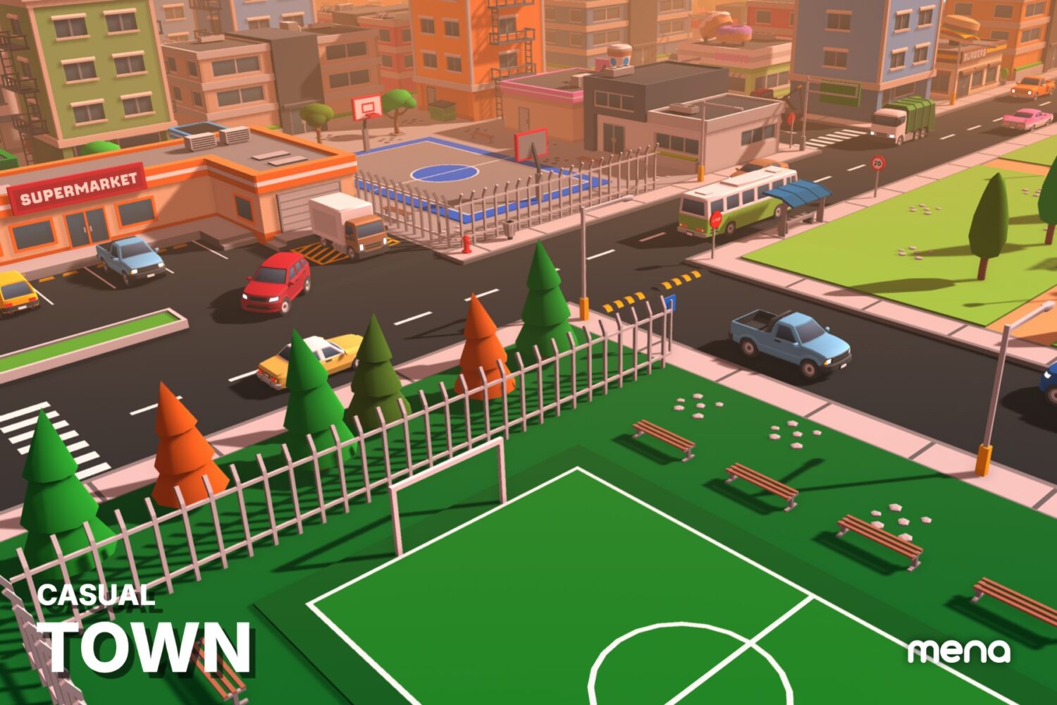 Casual Town Pack - 3D Modular Assets - Image 3
