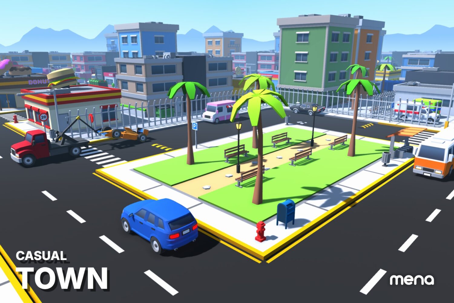 Casual Town Pack - 3D Modular Assets - Image 4